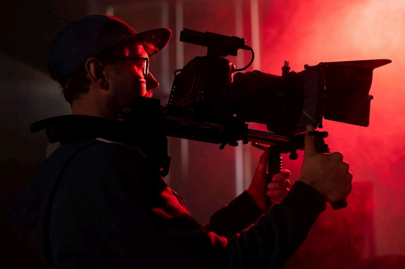 Production scene from a web series shoot
